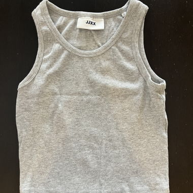 Grey Rib Tank Top JJXX