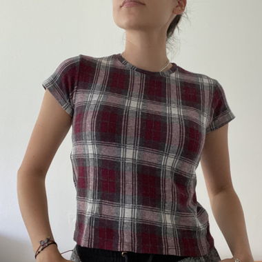 Plaid t shirt
