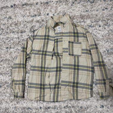 ZARA Checked Relaxed Fit Shirt