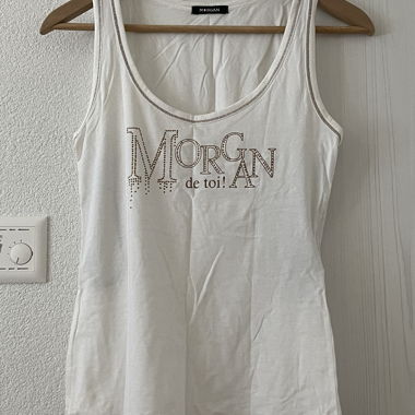 Morgan White Tank Top