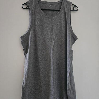 Top smanicato grigio KIABI M
