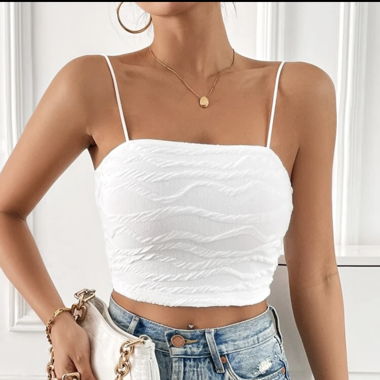 Shein Crop Top bianco