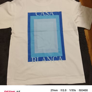 Casablanca T-Shirt weiss