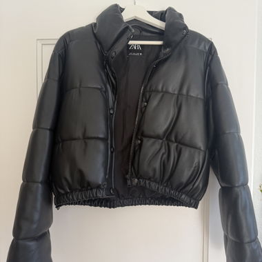Veste en cuir synthétique