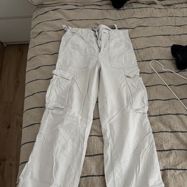 Cargohose weiss