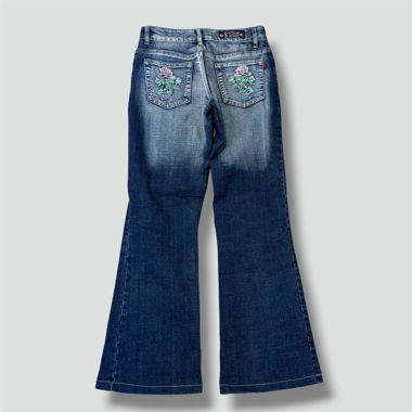 Jeans bootcut floreali Fapong y2k spring