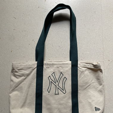 Tote bag grün/beige