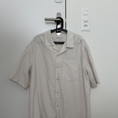 Camicia maniche corte ZARA Regular Fit XL