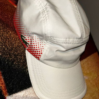 White Lacoste Cap
