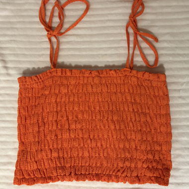Orange Crop Top