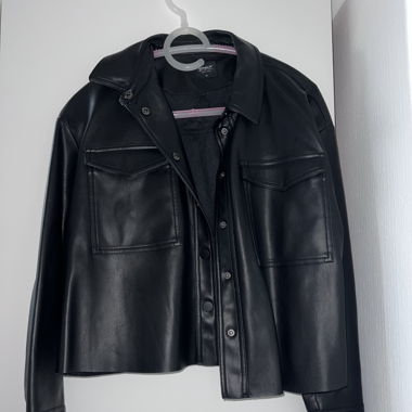 Only Leder Übergangsjacke