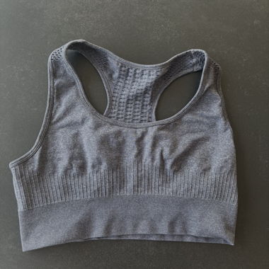 Reggiseno sportivo grigio