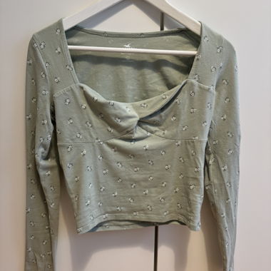 Long-sleeve shirt with floral pattern from Hollister
