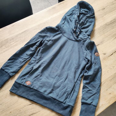 Sweat à capuche bleu Ragwear