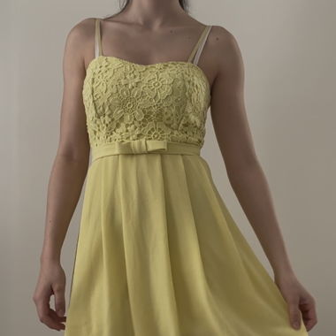 Miss One Kleid Gelb