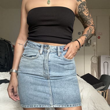 Jeans Rock Highwaist