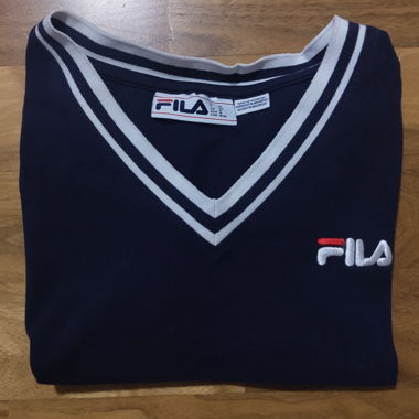 Fila Crop Shirt navy, Grösse M