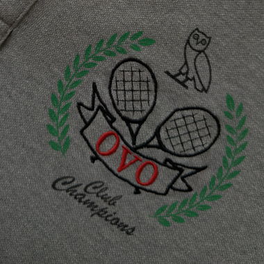 OVO Octobers very own Grey Polo Shirt