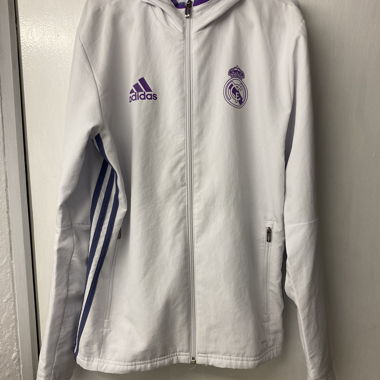 Authentische Real Madrid Präsentationsjacke Grösse S