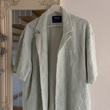 Veste-chemise vert menthe PEQUS taille L