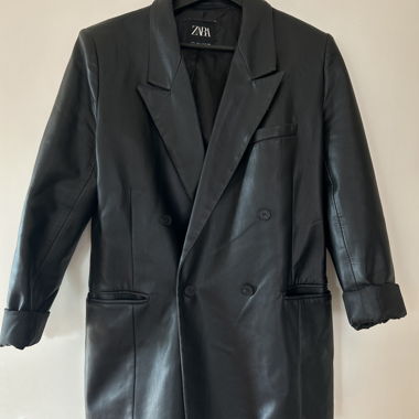 Faux leather jacket