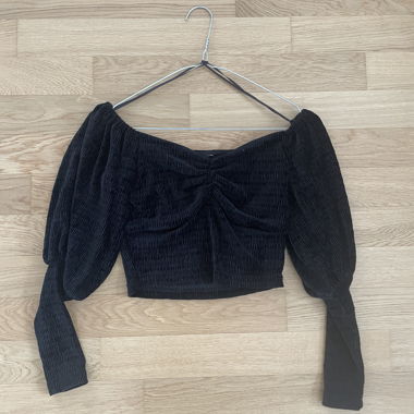 Top corto nero ZARA
