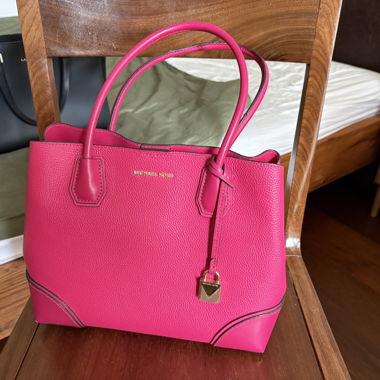 Borsa a mano Michael Kors rosa 30x25