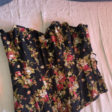 Corsetto floreale vintage