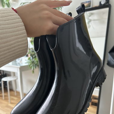 Schwarze Stiefel