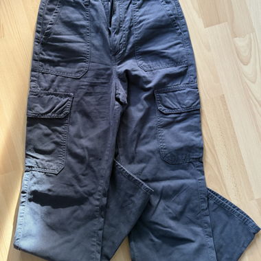 Zara Cargo-Hose, dunkelblau