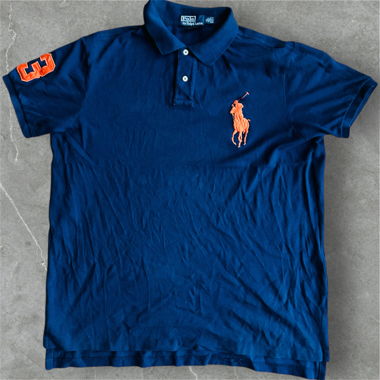 VINTAGE RALPH LAUREN POLOSHIRT GESTREIFT -GR. XL-