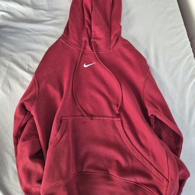 Sweat à capuche Nike bordeaux