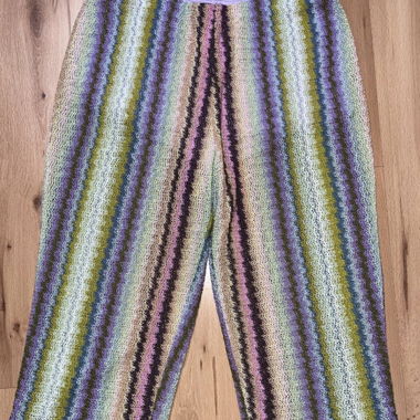 Missoni striped knit capri pants