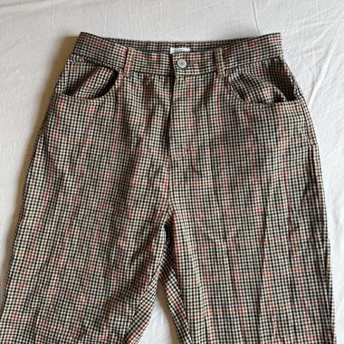 checkered pants