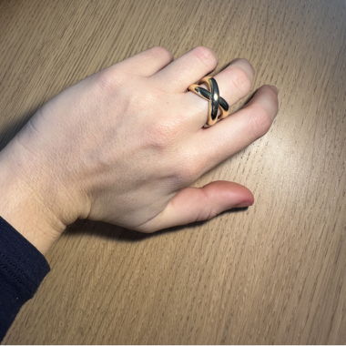 Anello Tommy Hilfiger in acciaio