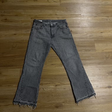 ZARA grey flared jeans