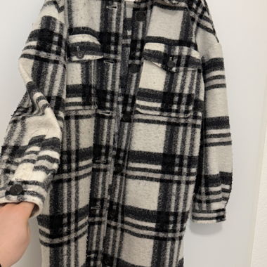 Giacca-cappotto a quadri Vero Moda