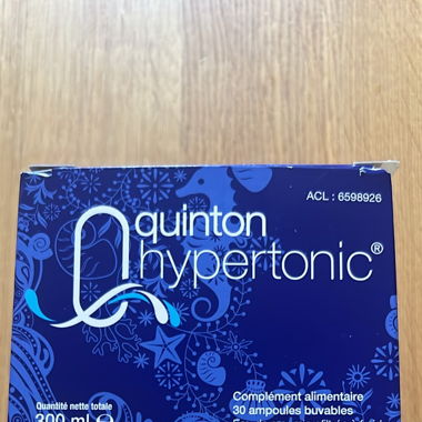 2 boxes Quinton hypertonic magnesium