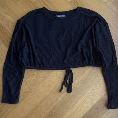 Primark black cropped top