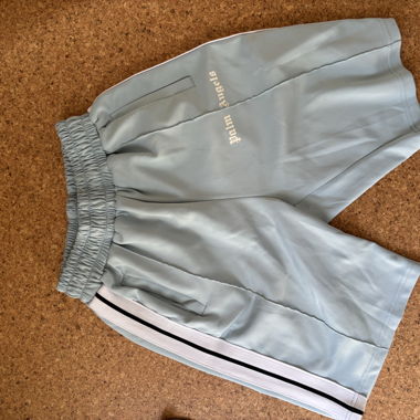 Shorts Palm Angels bleu clair
