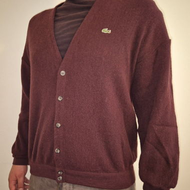 Cardigan LACOSTE vintage