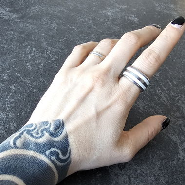 Mood triple add-on ring