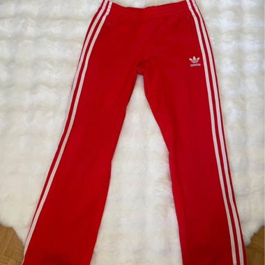 Pantaloni tuta Adidas rossi