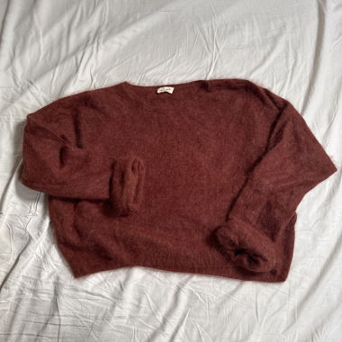 American Vintage Pullover rostrot – super soft