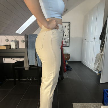 Hellbraune Jeans 