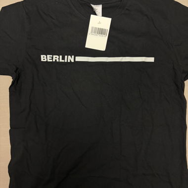T-shirt Berlin nero