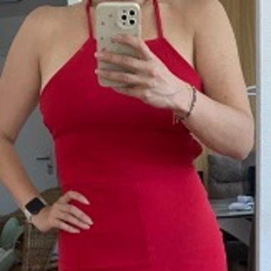 Jumpsuit in red