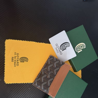Porte carte marron 