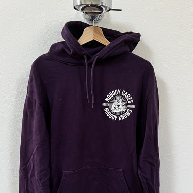 Purple Graphic Hoodie