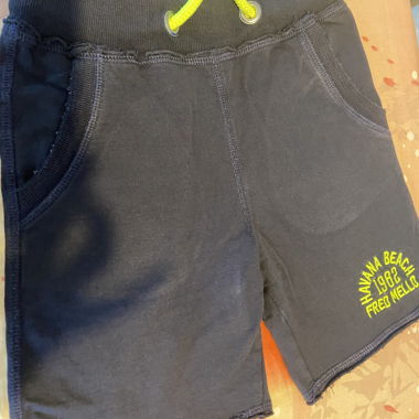 Sports shorts for 10-year-old children.